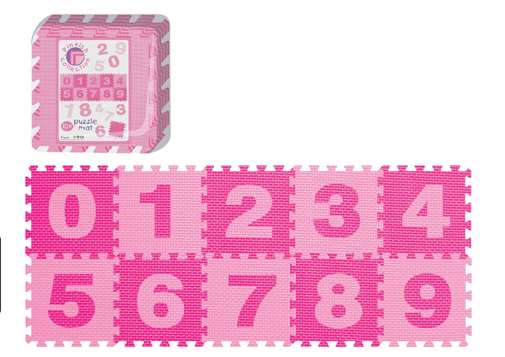 Power Joy - Puzzle Mat Number 30X30Cm 10 Pieces