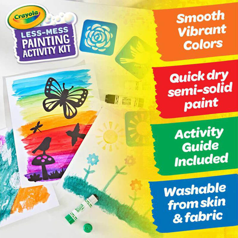 Crayola – Less Mess Painting Activity Kit