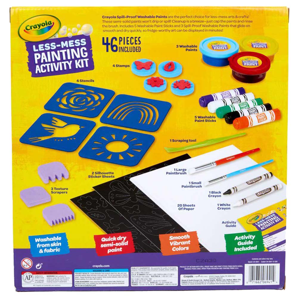 Crayola – Less Mess Painting Activity Kit