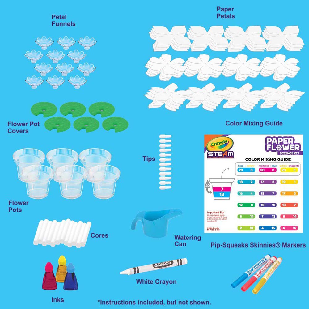 Crayola – Paper Flower Science Kit