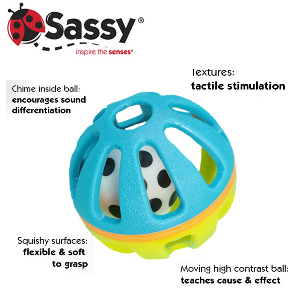 Sassy Toys - Squish and Chime Ball