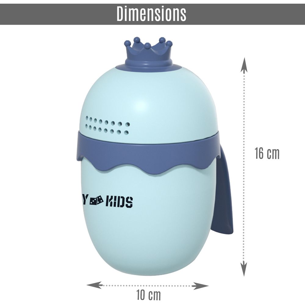 Eazy Kids – Royal Baby Head Shampoo Wash Rinse Shower Mug 500ml – Blue