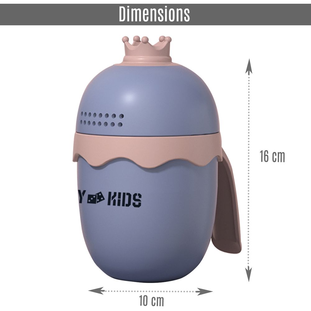 Eazy Kids – Royal Baby Head Shampoo Wash Rinse Shower Mug 500ml – Purple