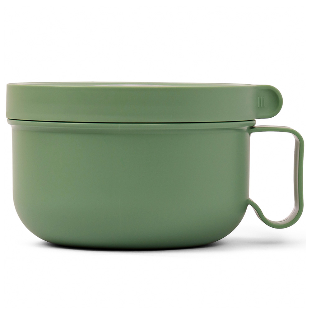 Eazy Kids – Stainless Steel Lunch Box with Folding Spoon 850ml – Green