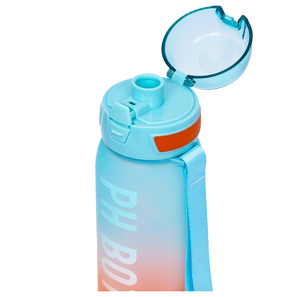 Eazy Kids – Water Bottle with Strap 1000ml – Blue