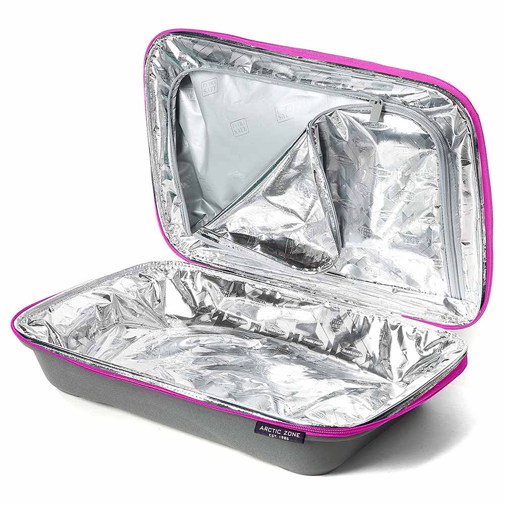 California Innovations – Deluxe Thermal Carrier with Trivet- Purple