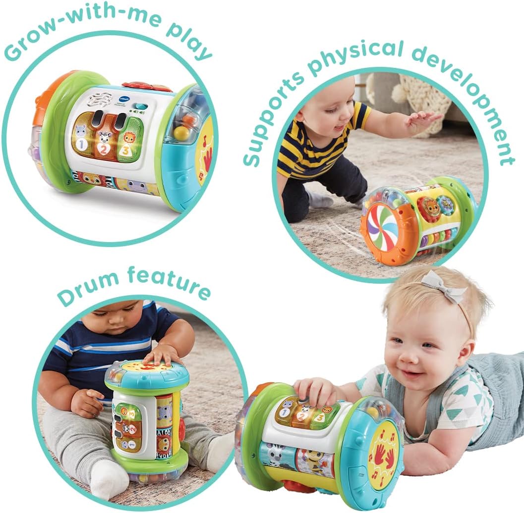 Vtech - Baby Explore & Discover Roller, Interactive Baby Toy with Gears
