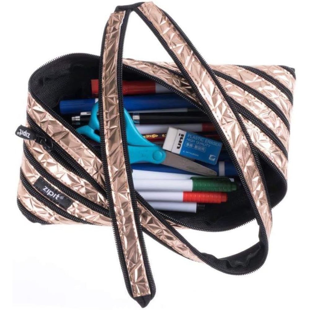 Zipit - Metallic Jumbo Pouch