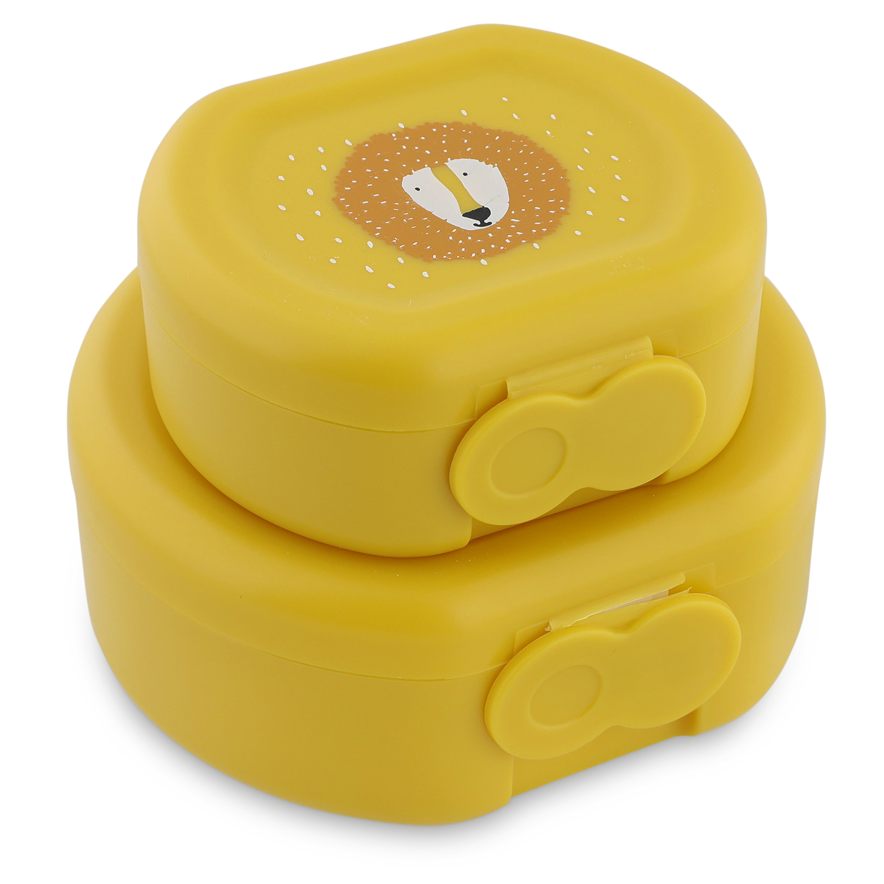 Snack Box With Clip - Set of 2 - Mr. Lion