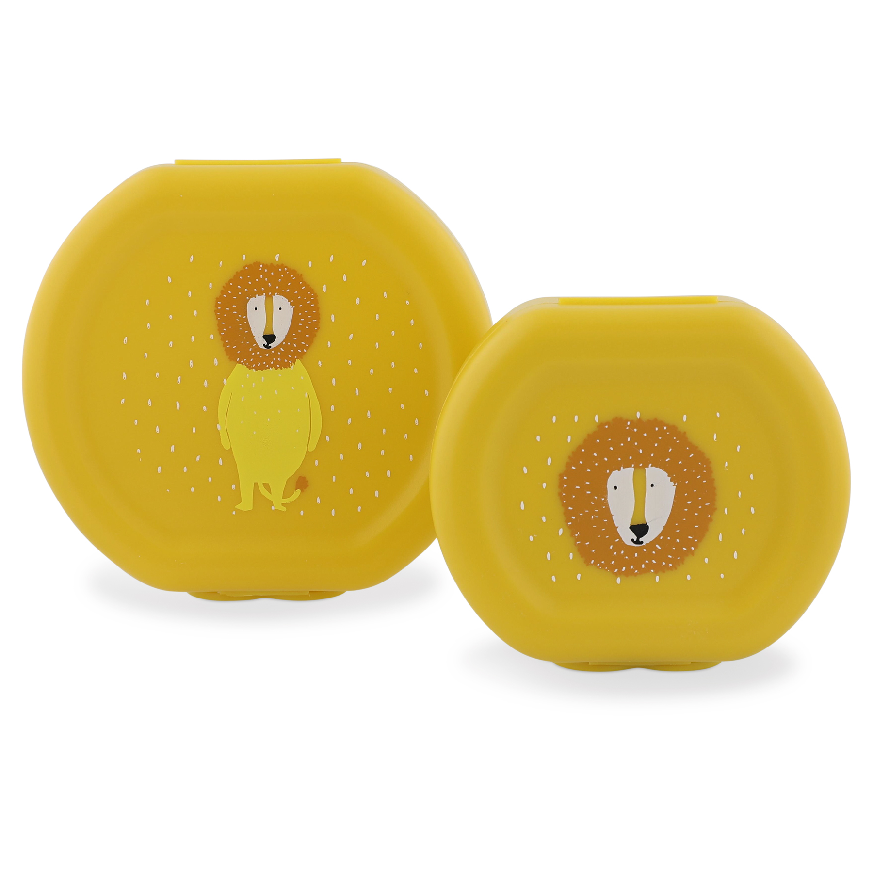 Snack Box With Clip - Set of 2 - Mr. Lion