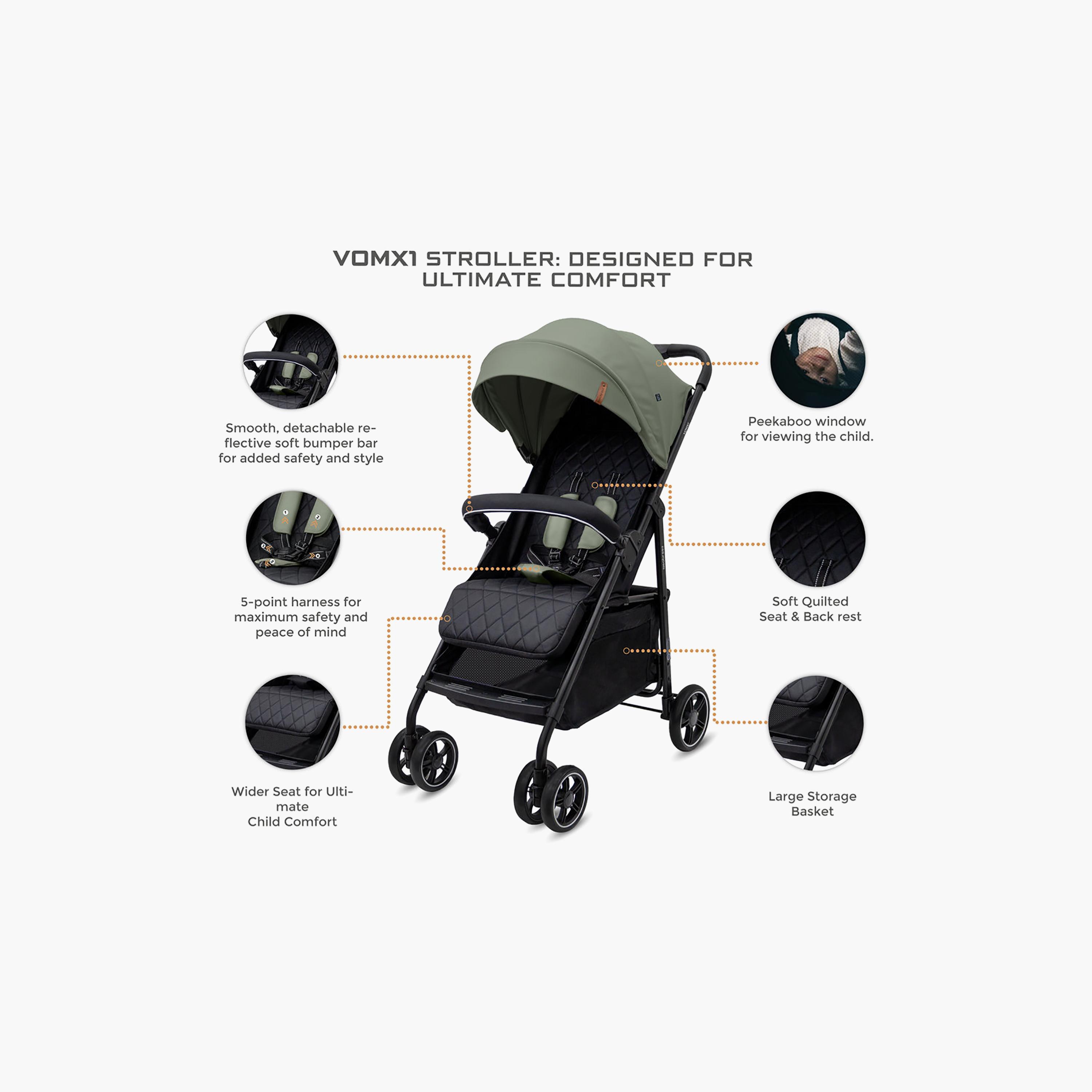 Neobreez – Vomx1 Ultra Lightweight Stroller – Olive Green