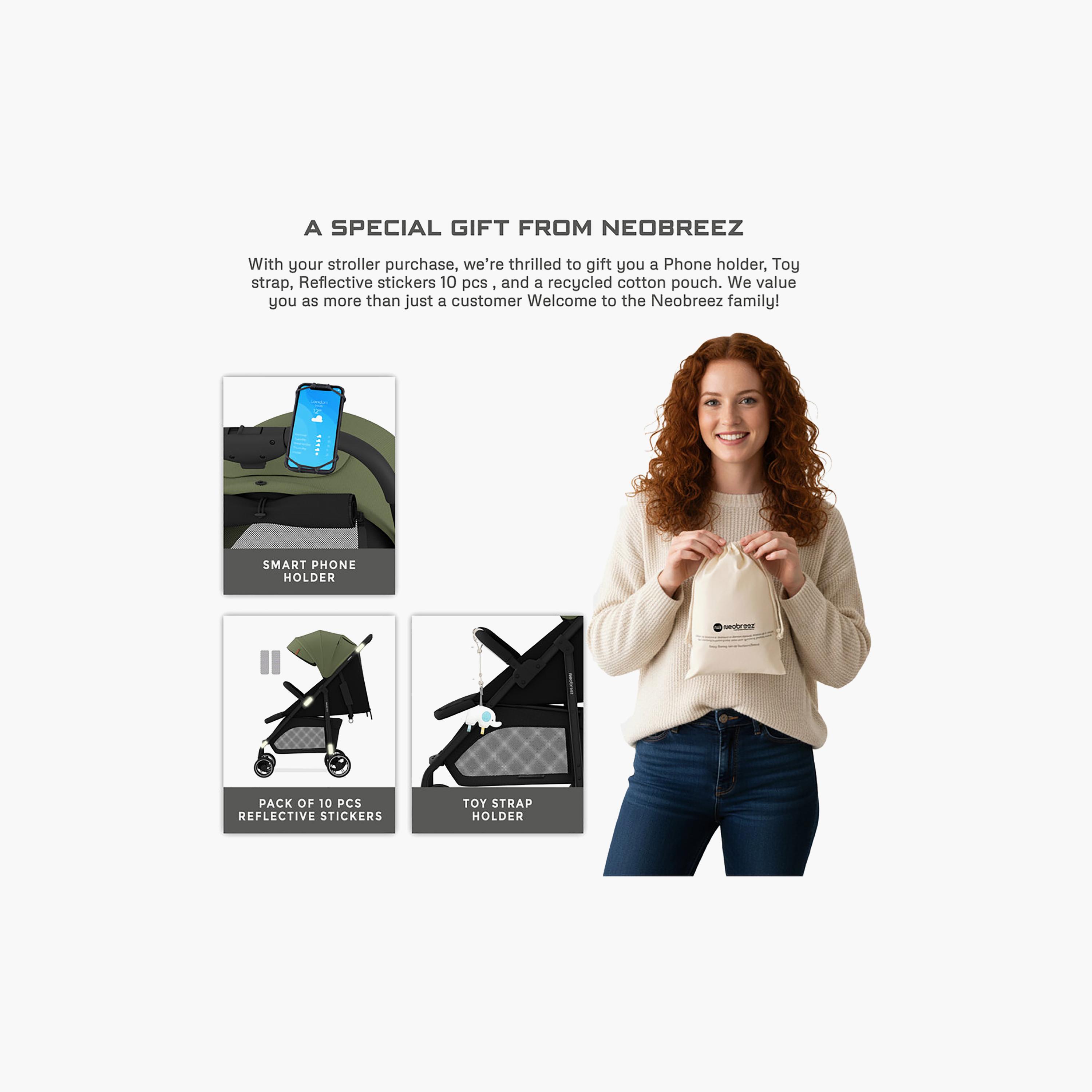 Neobreez – Vomx1 Ultra Lightweight Stroller – Olive Green