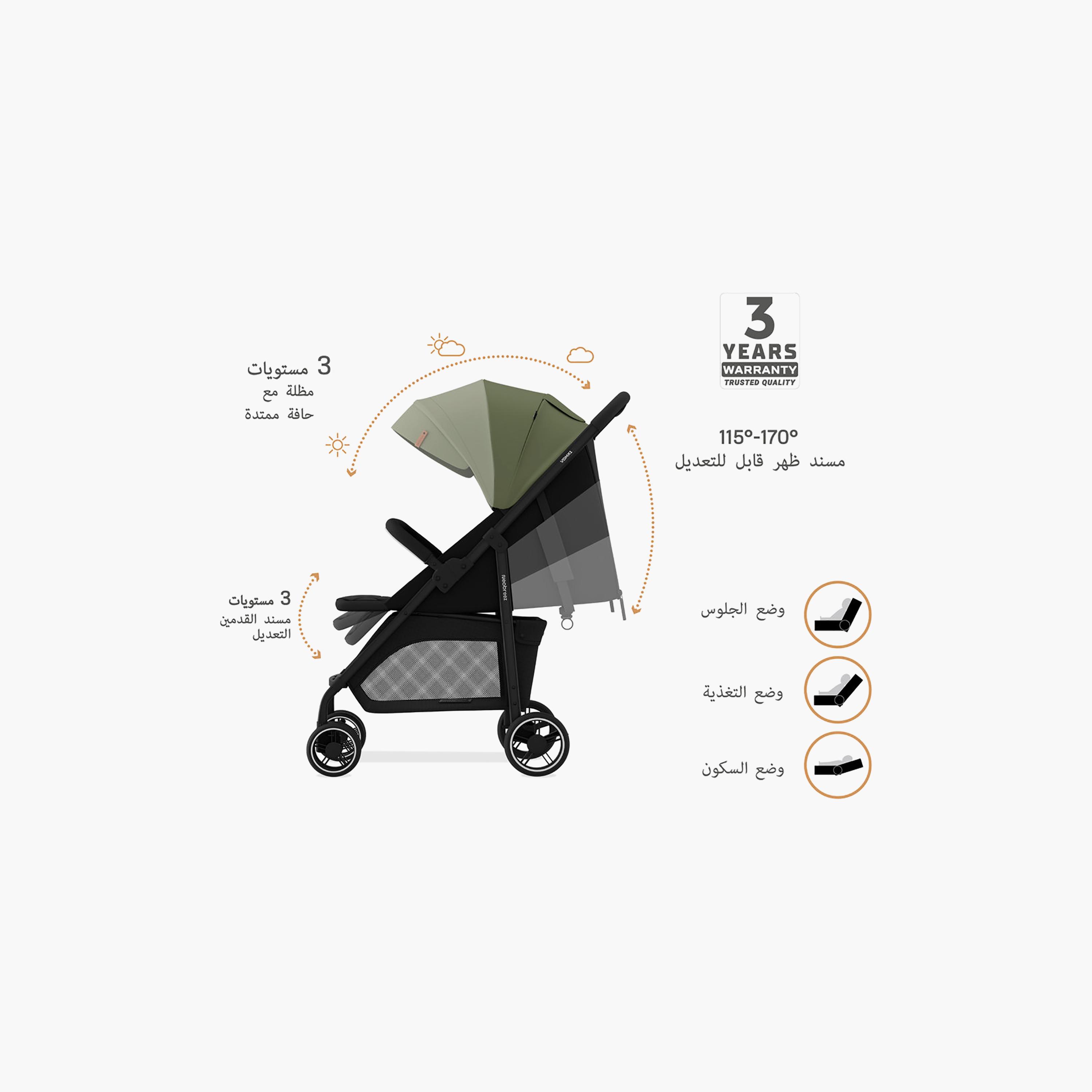 Neobreez – Vomx1 Ultra Lightweight Stroller – Olive Green
