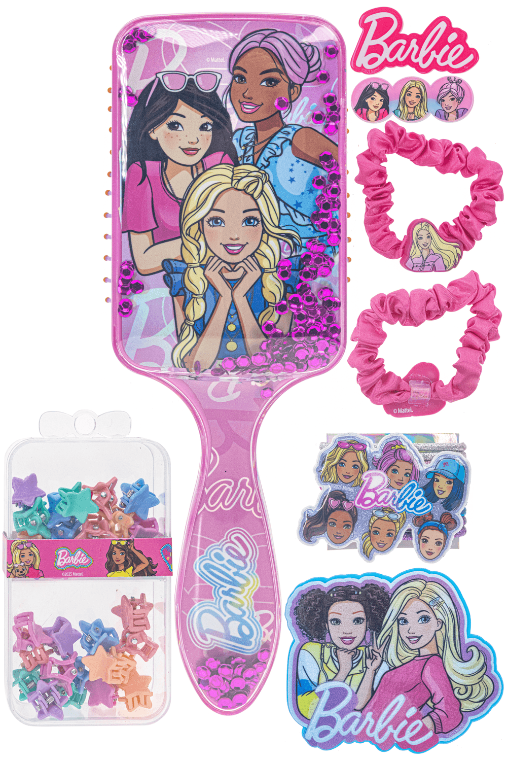 Townley Barbie Hair Accessories Set with Brush and Mirror