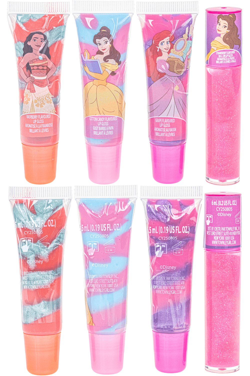 Townley Disney Princess Cosmetic Train Case - Complete Beauty Set
