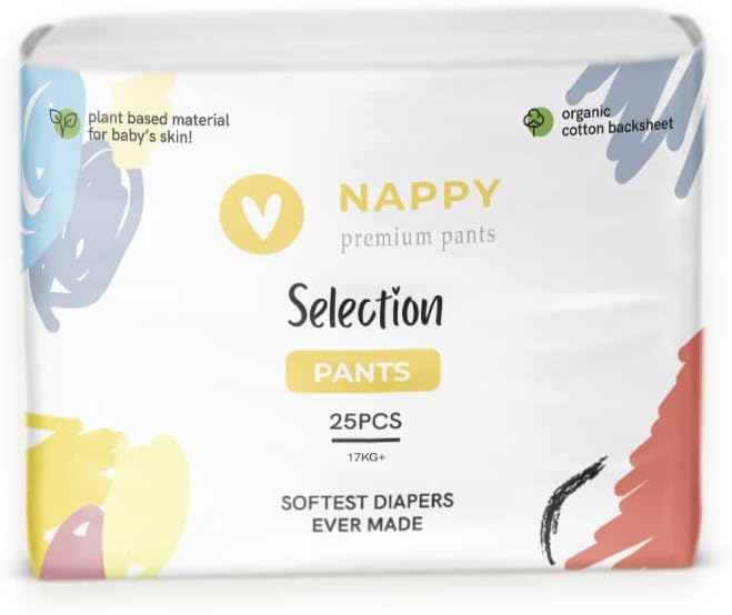 Nappy Selection Diapers - Pants Size 6 1 (17+KG) - 25 diapers per pack