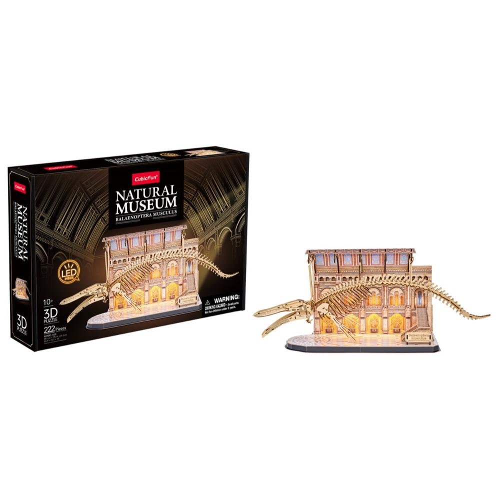 National Geographic - 3D Puzzle blue whale (balaenoptera) 222-piece