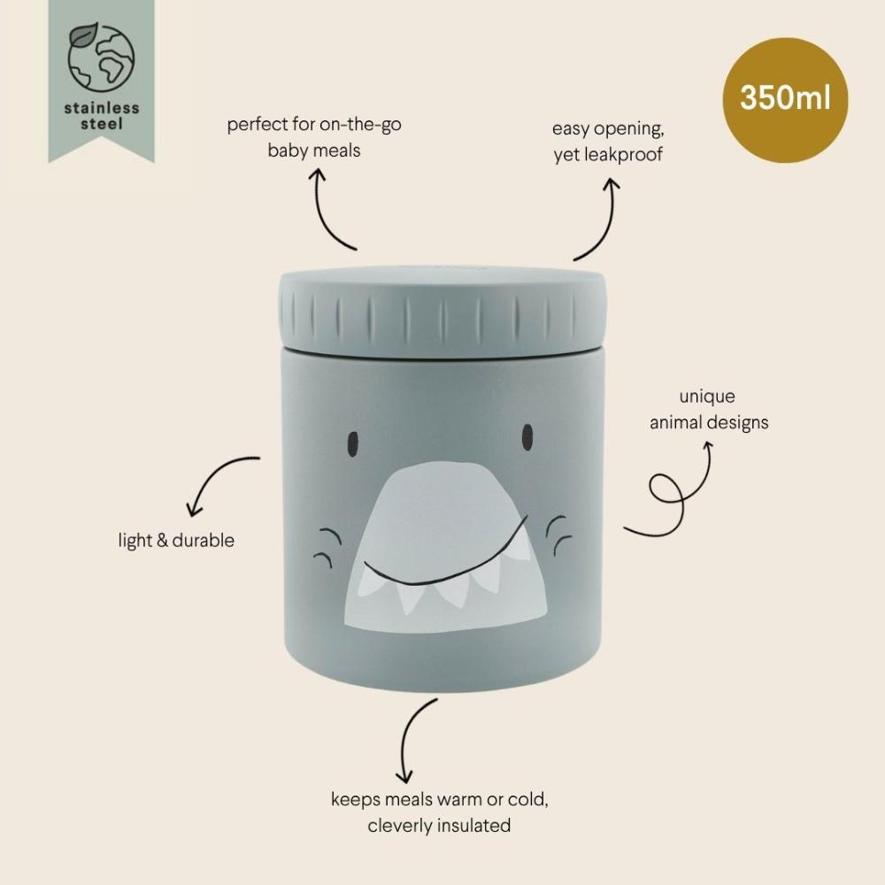 Double Wall Insulated Food Jar - 350ml - Mr. Shark