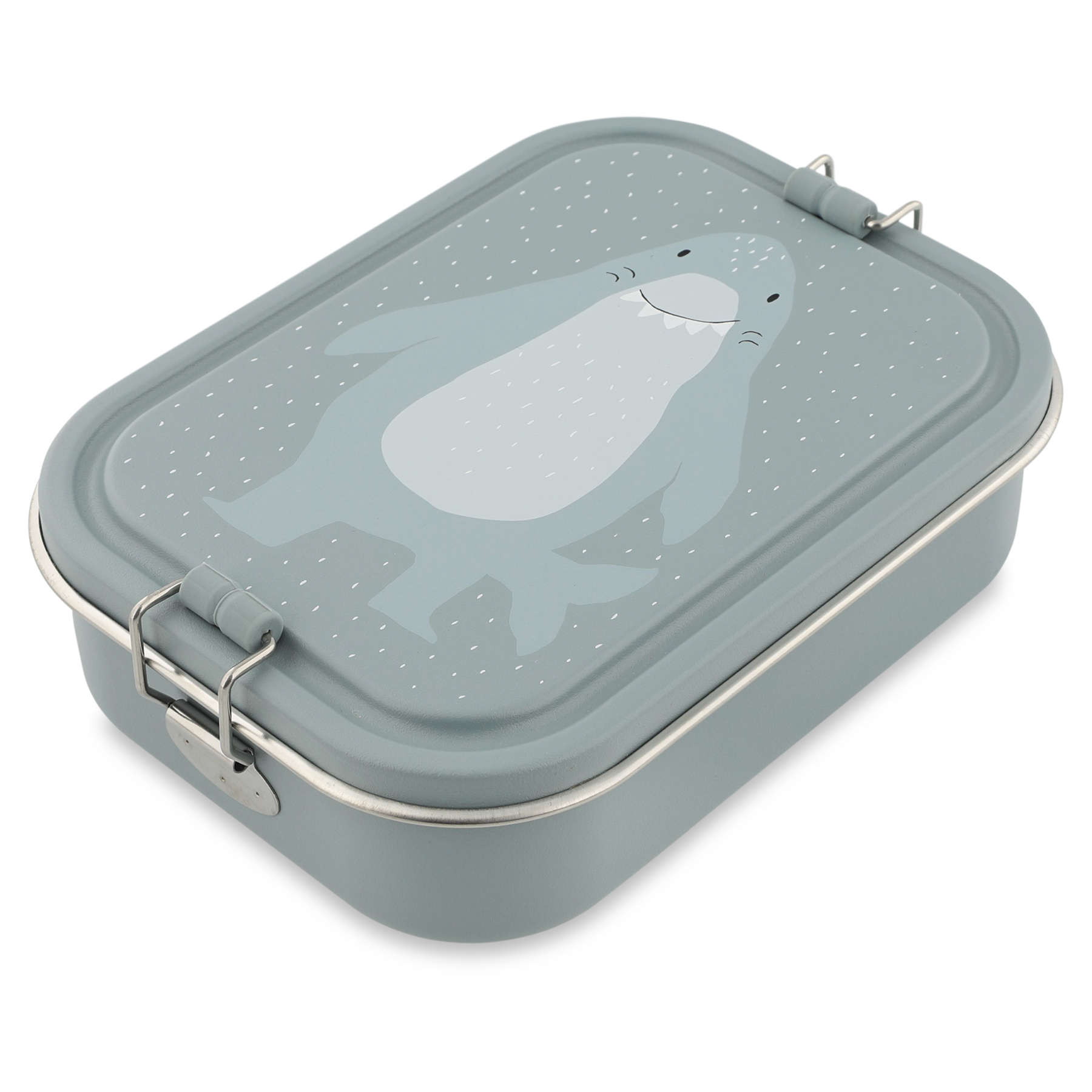 Stainless Steel Lunch Box Large - 2-Compartment - Mr. Shark