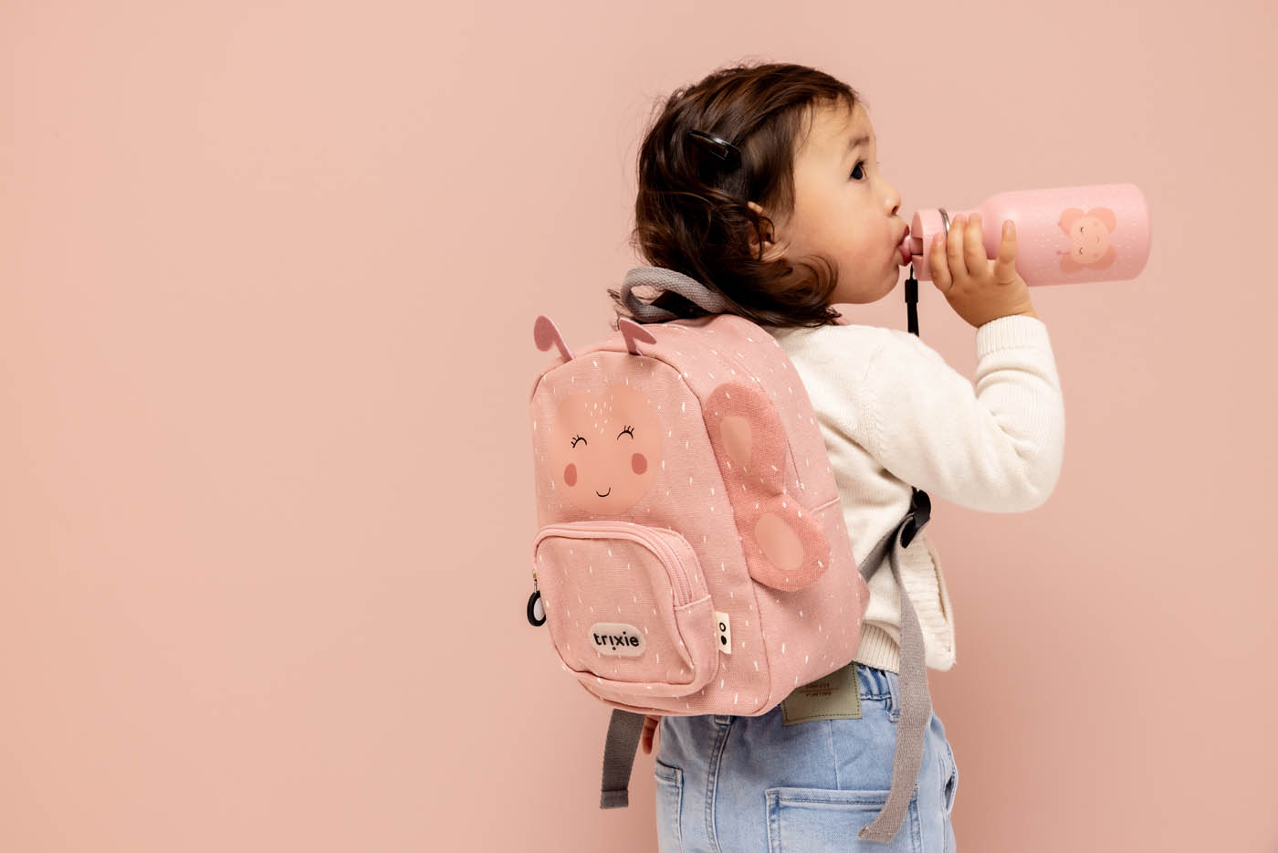 School Essential Set – Backpack Regular + SS Bottle 500ml – Mrs. Butterfly