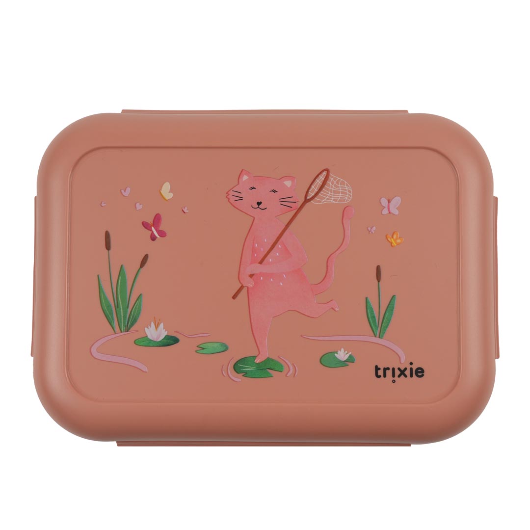 Starter Set - Backpack Regular + Leakproof Lunch Box With Clips - Mrs. Cat