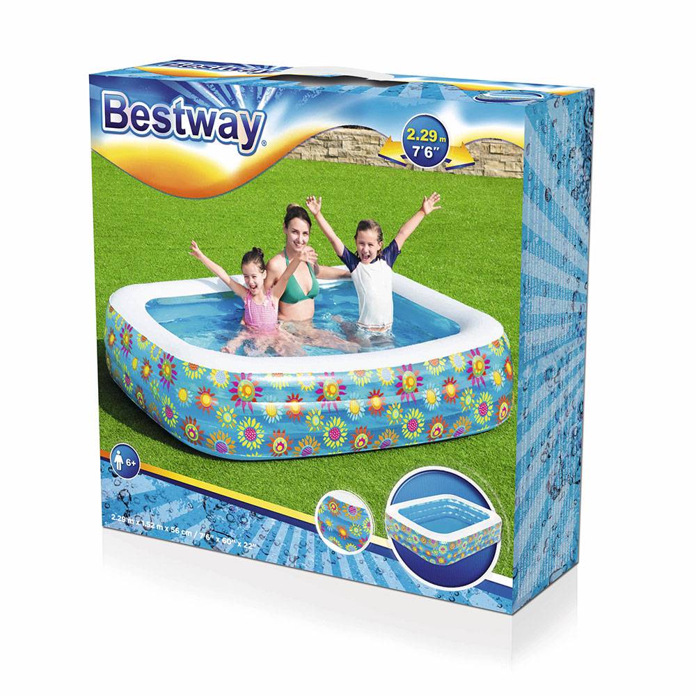 Bestway - Pool Happy Flora Kids 229x152x56cm