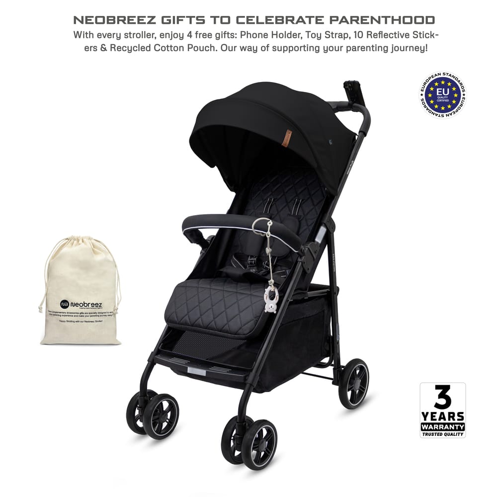 Neobreez – Vomx1 Ultra Lightweight Stroller – Black