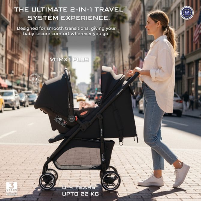 Neobreez – Vomx1 Ultra Lightweight Stroller – Black