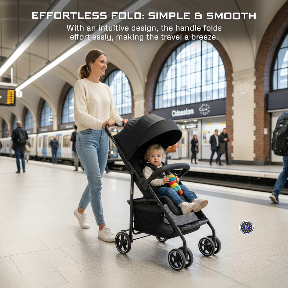 Neobreez – Vomx1 Ultra Lightweight Stroller – Black