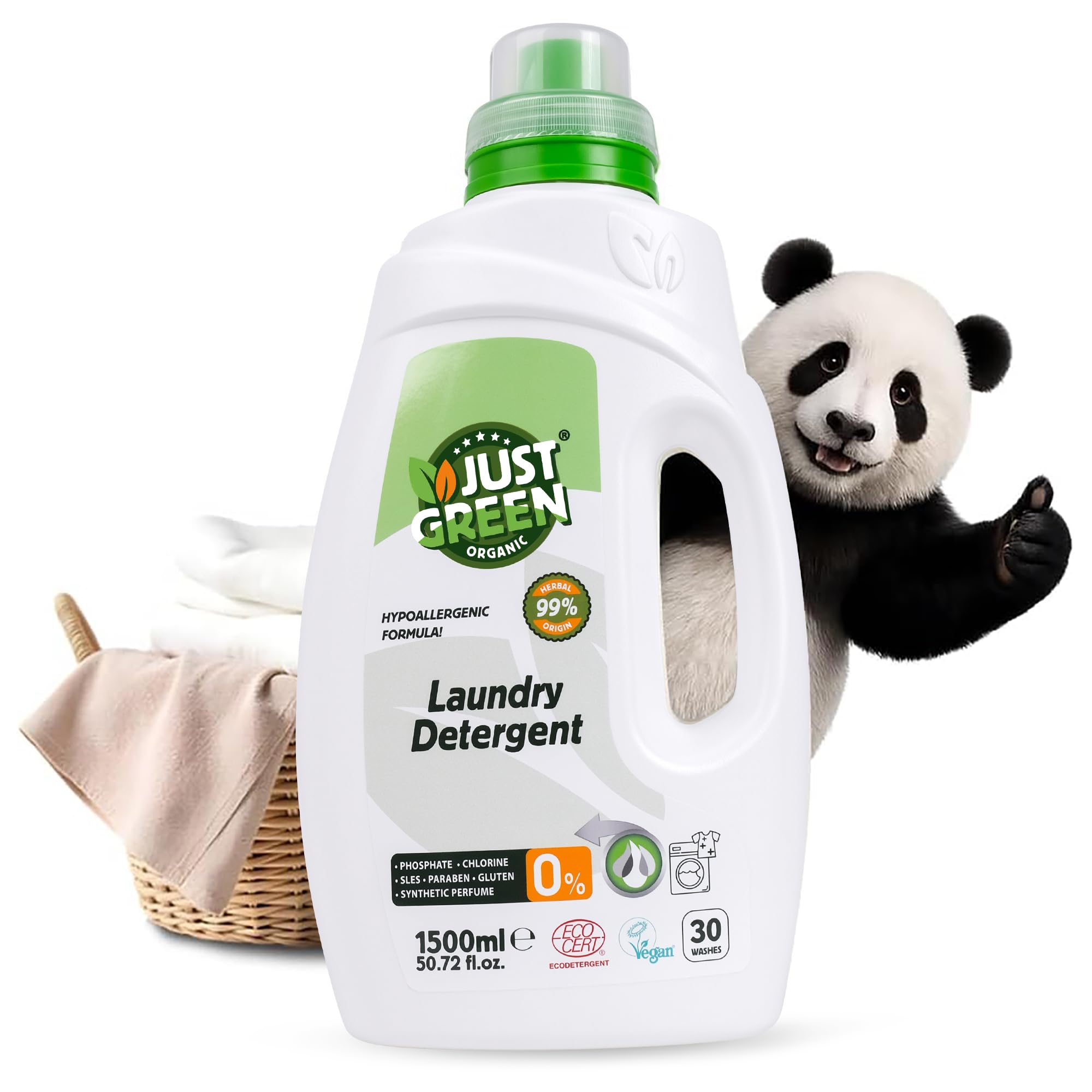 Just Green Organic Laundry Cleaner 1500 ML