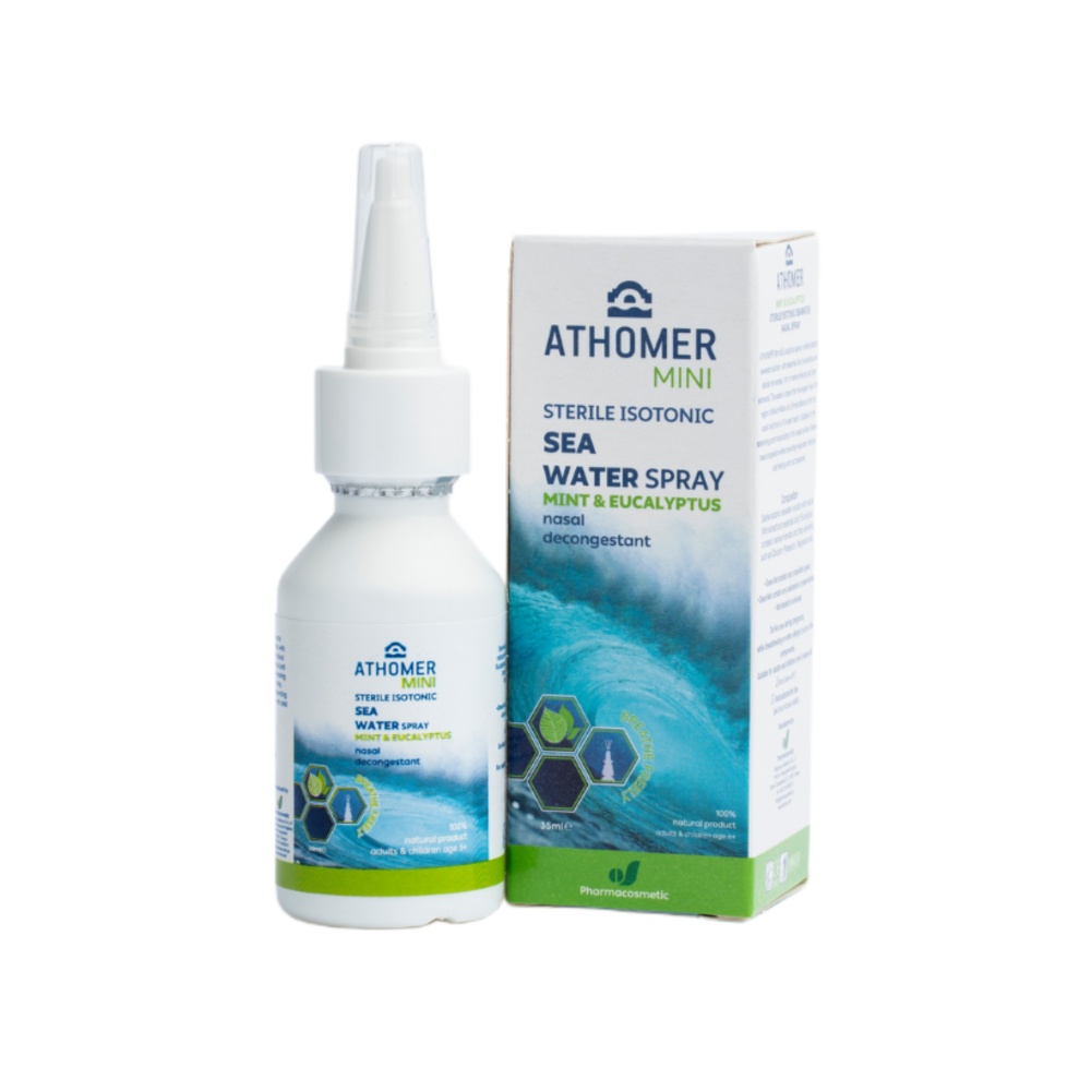 Athomer Sterile Isotonic Seawater Mint & Eucalyptus Mist Spray 35ml