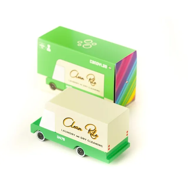 CandyLab - Laundry Van Toy Vehicle for Ages 3 Years+