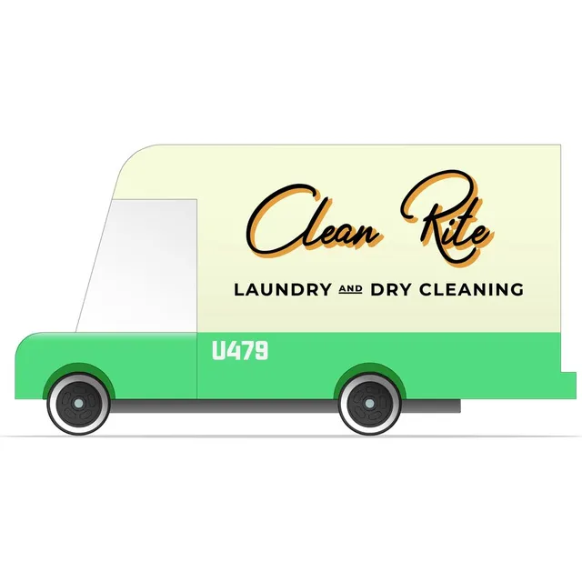 CandyLab - Laundry Van Toy Vehicle for Ages 3 Years+