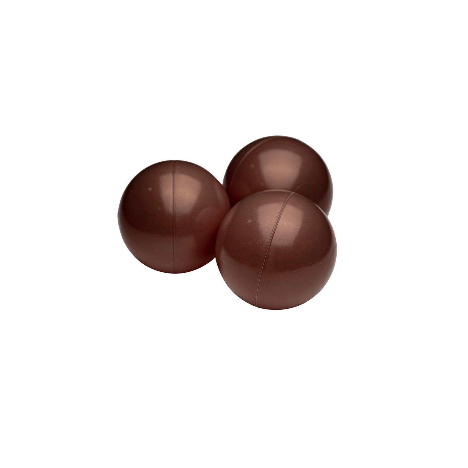 Brown Balls Set of 100