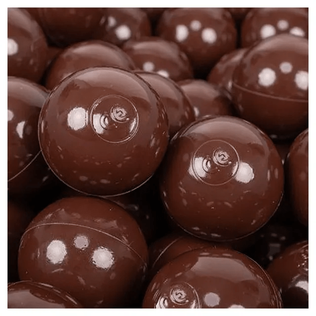 Brown Balls Set of 100