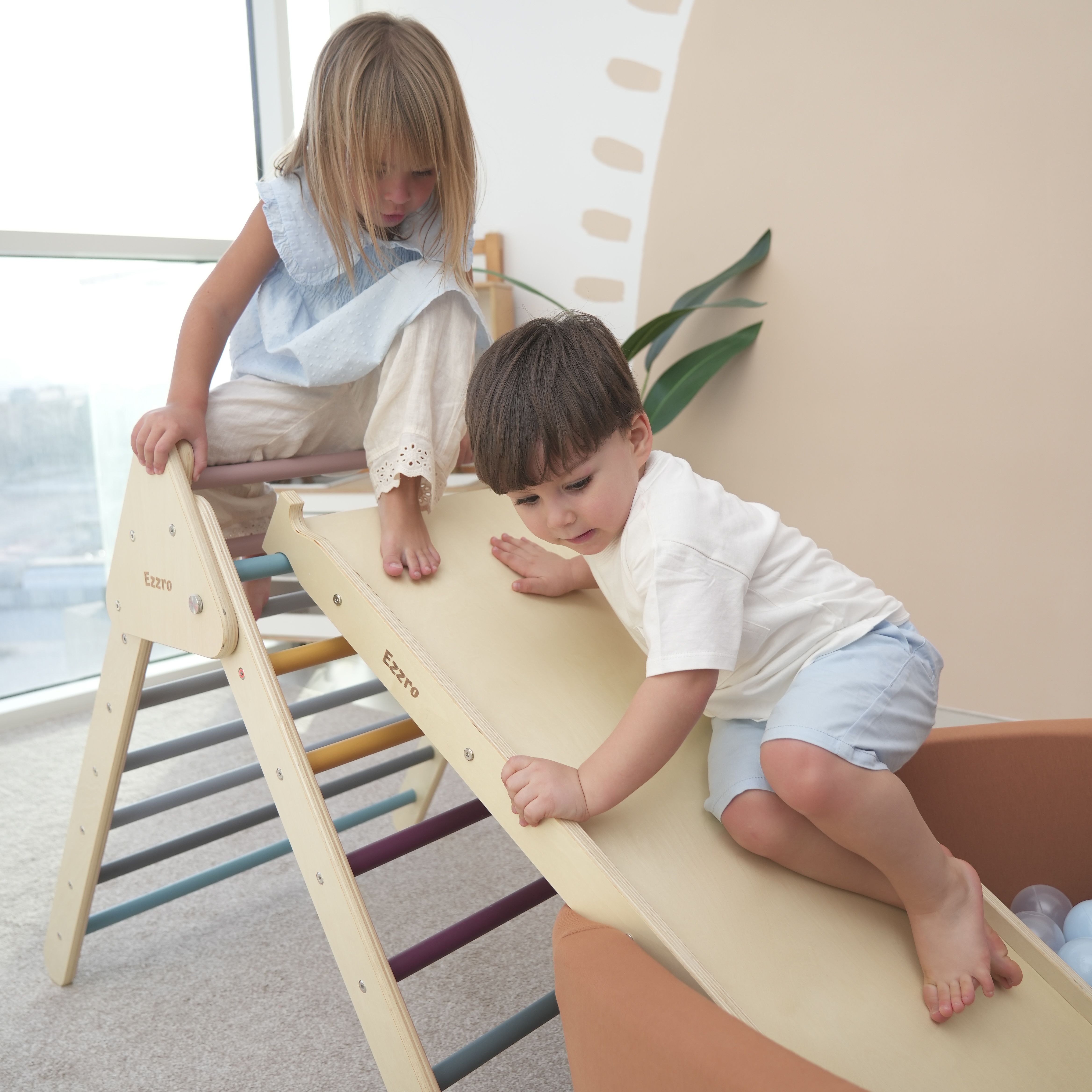 Large Toddler Climbing Set – Multi