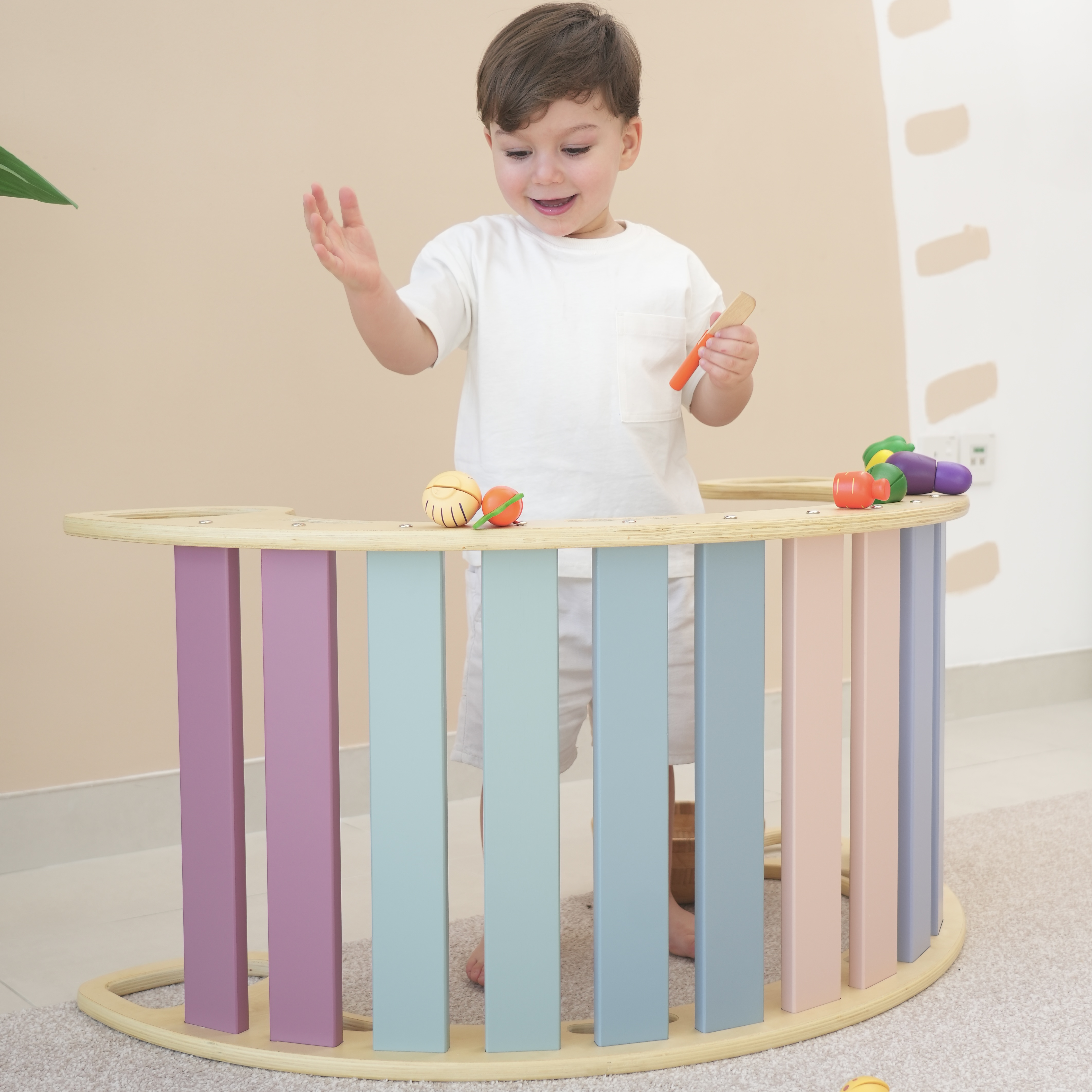 Multicolor Large Rocker Balance Board
