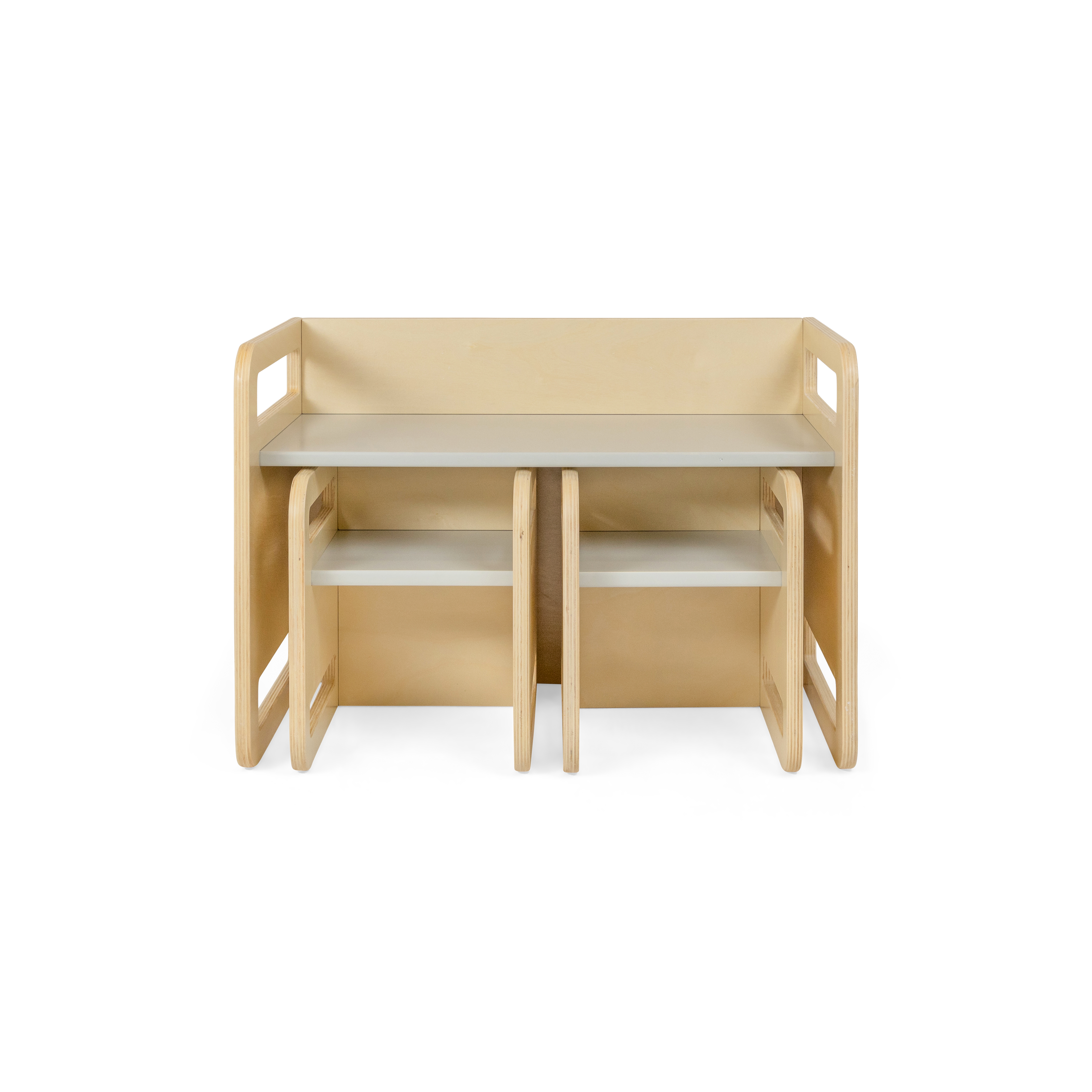 Natural / Light Grey Montessori Table Set