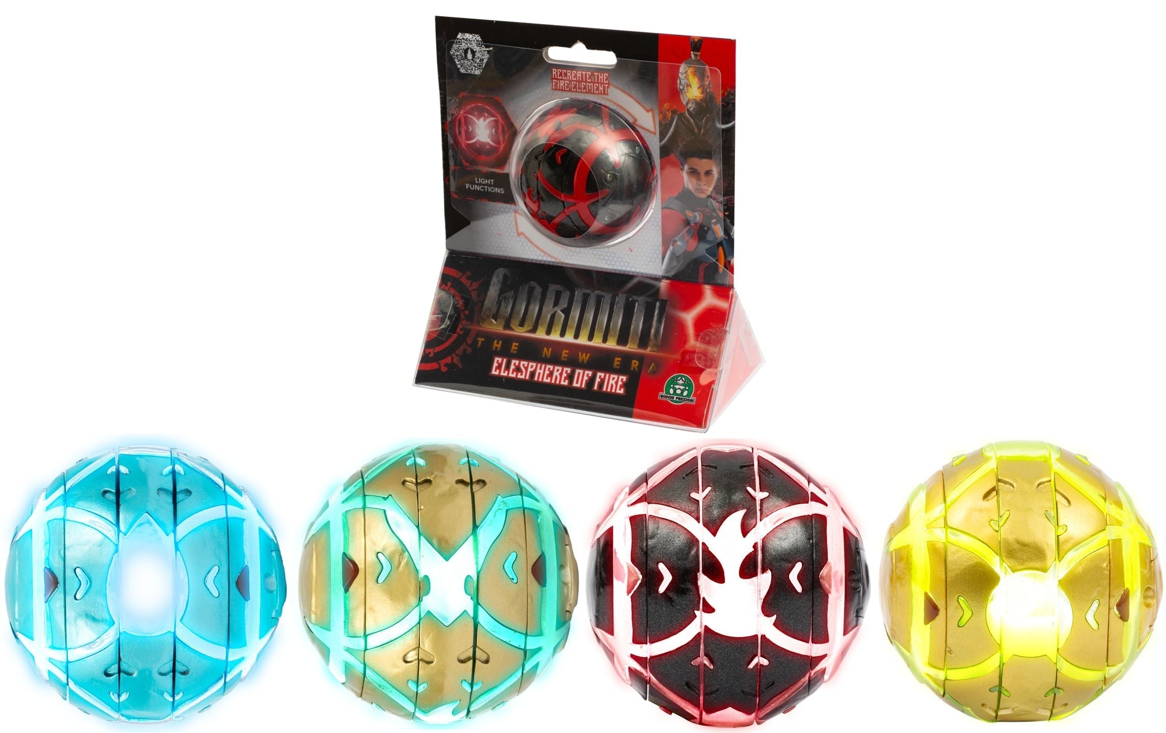 Gormiti – NewEra EleSphere Wave 1 4-piece assortment battery-operated