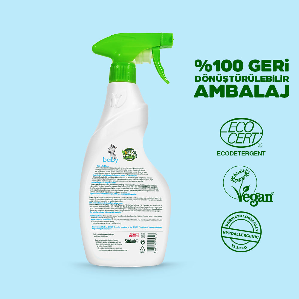 Just Green Organic Baby Stain Remover 500 ML