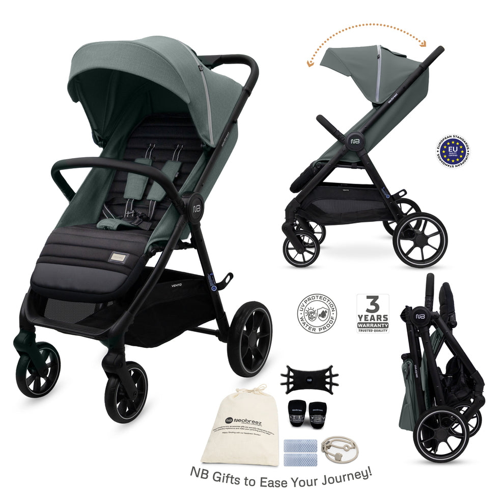 Neobreez – VOMX1 Baby Stroller – Medium Grey