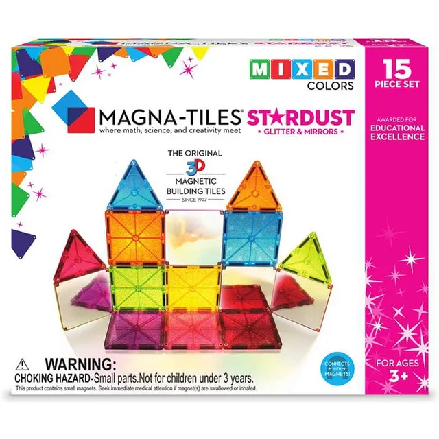 Magna Tiles - Stardust 15-Piece Set
