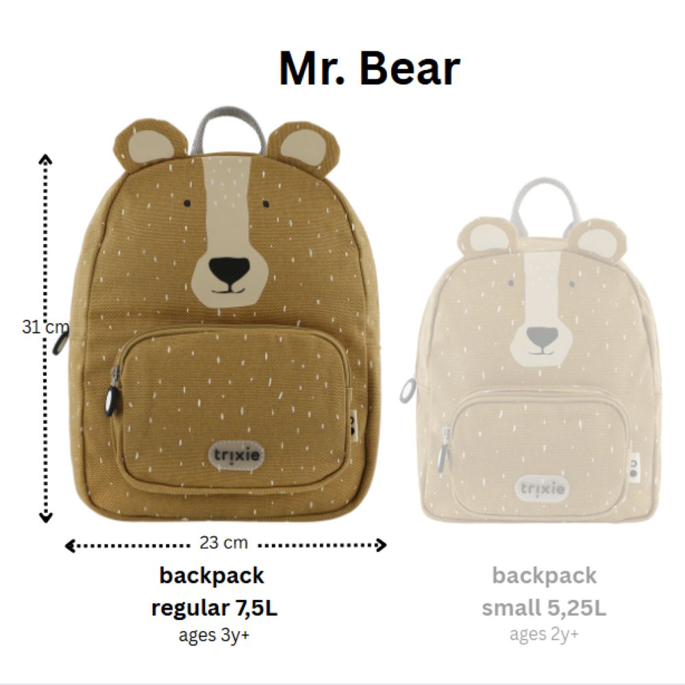 Kids Backpack Regular – 12 Inch/30.5cm  – Mr. Bear