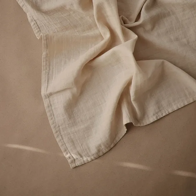 Mushie - Muslin Cloth 3-pack Fog