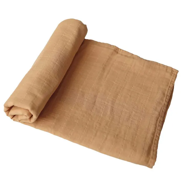 Mushie - Swaddle Fall Yellow