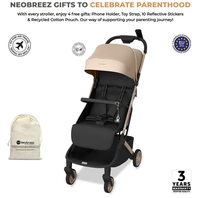 Neobrrez – Baby Stroller 0–4 Years – Cabin Approved Air Travel Stroller