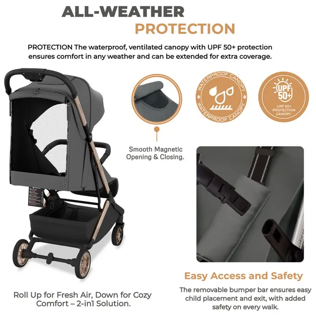 Neobrrez – Baby Stroller 0–4 Years – Cabin Approved Air Travel Stroller
