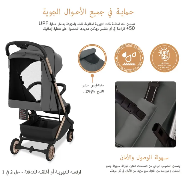 Neobrrez – Baby Stroller 0–4 Years – Cabin Approved Air Travel Stroller