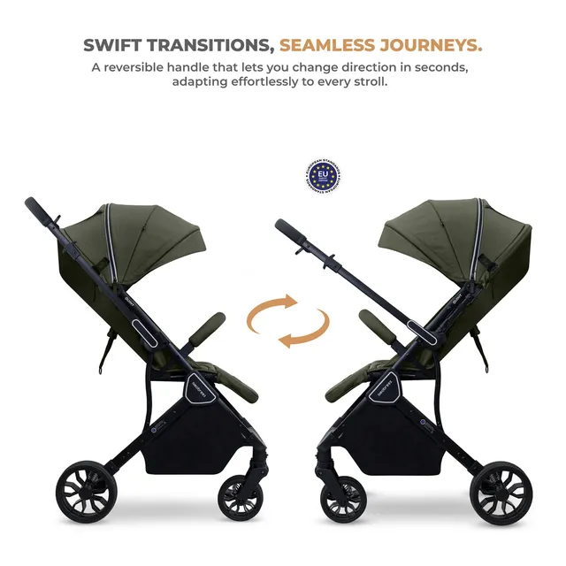 Neobreez – Quint Reversible Travel Stroller – Green