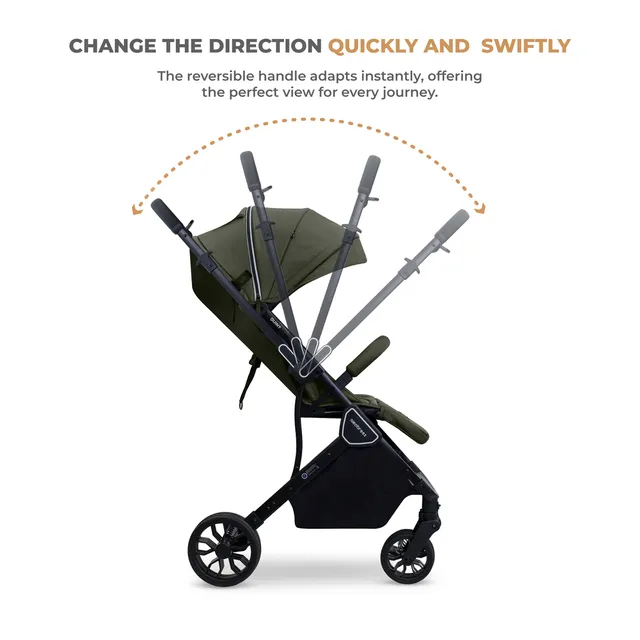Neobreez – Quint Reversible Travel Stroller – Green